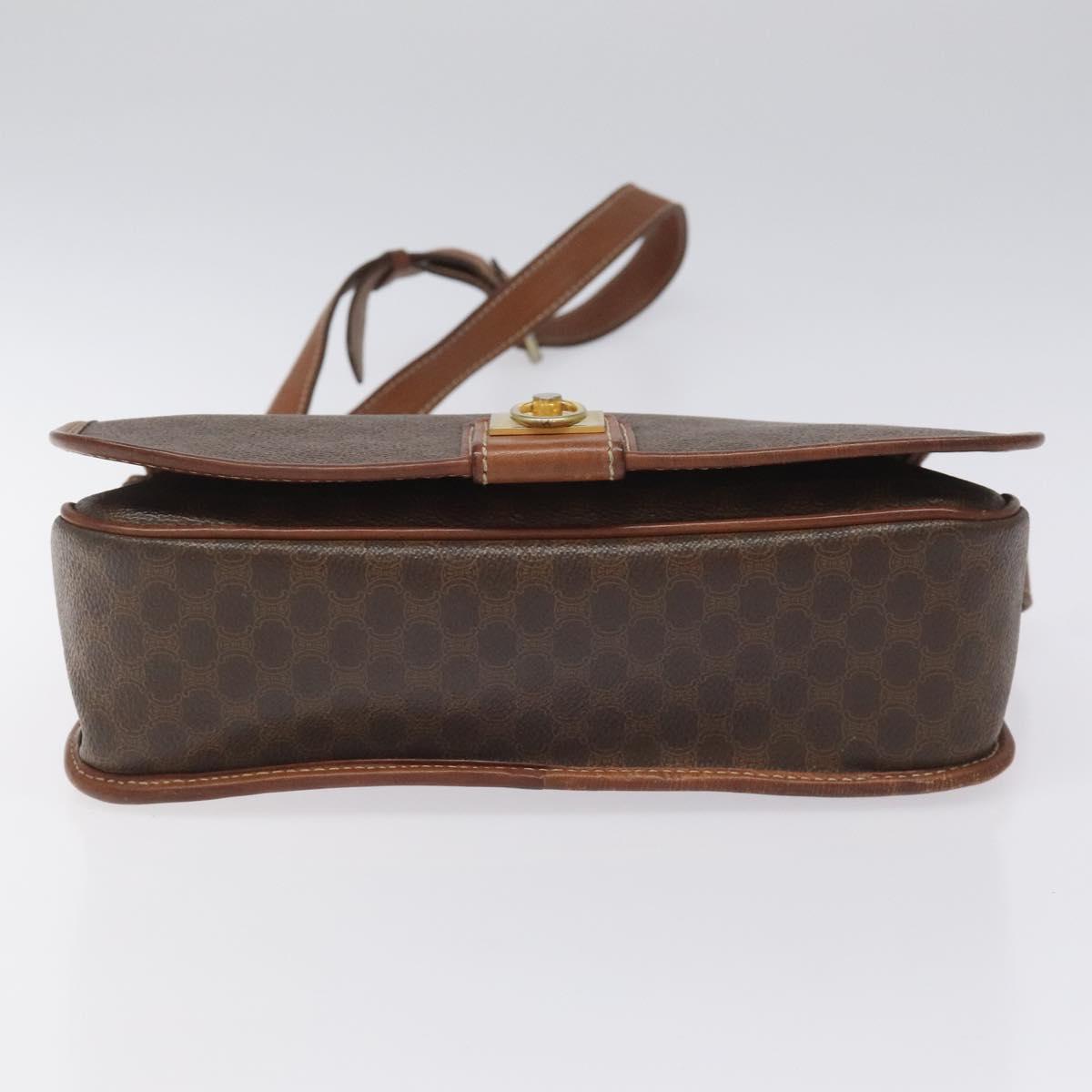 Céline Macadam, Brown, Canvas, shoulder