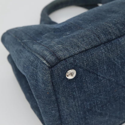 Prada Canapa, Blue, Denim - Jeans, tote