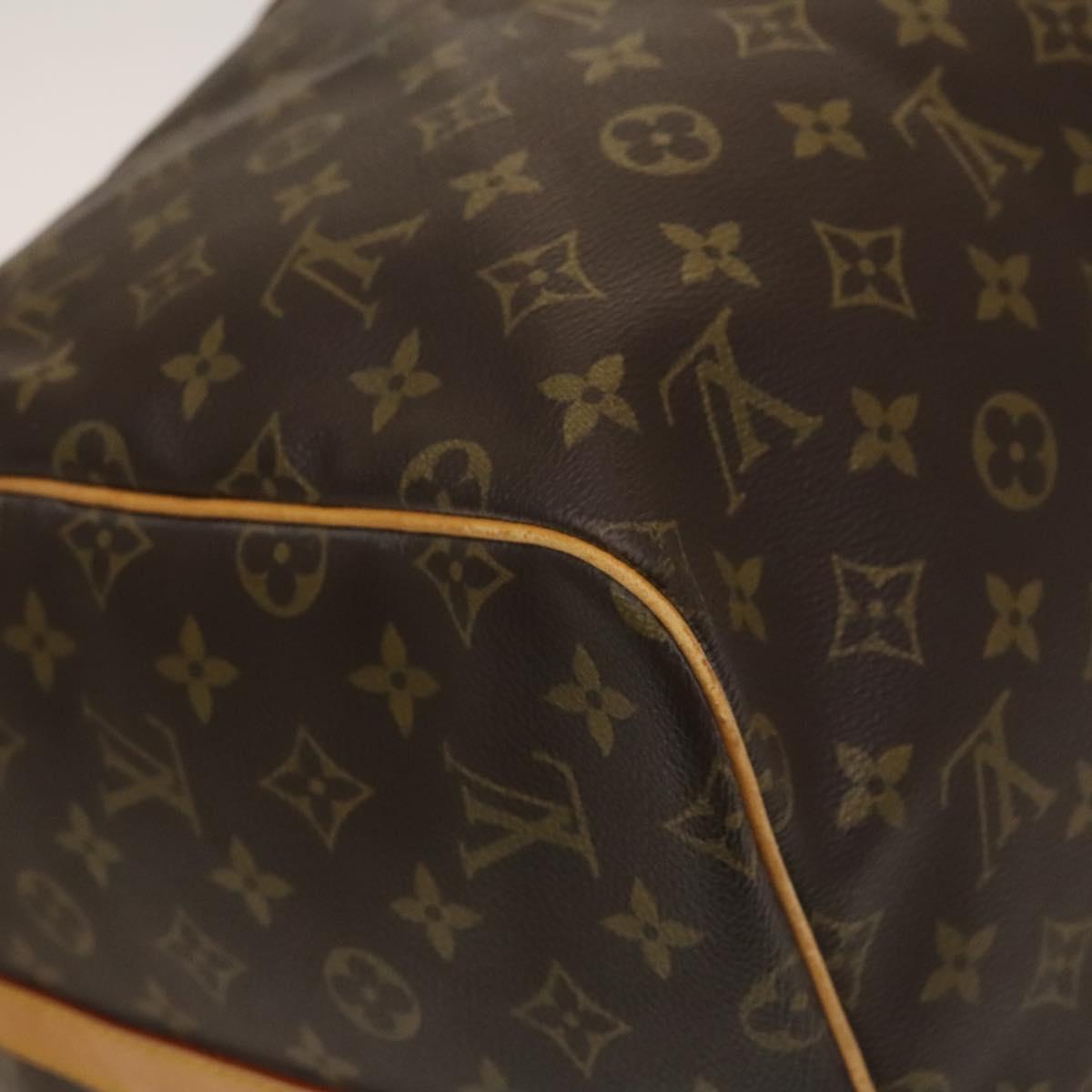 Louis Vuitton Keepall Bandouliere 55, Brown, Canvas, travel