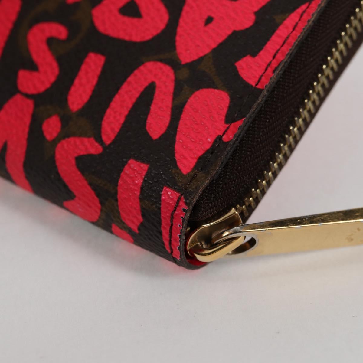 Louis Vuitton Portefeuille zippy, Pink, Canvas, wallet