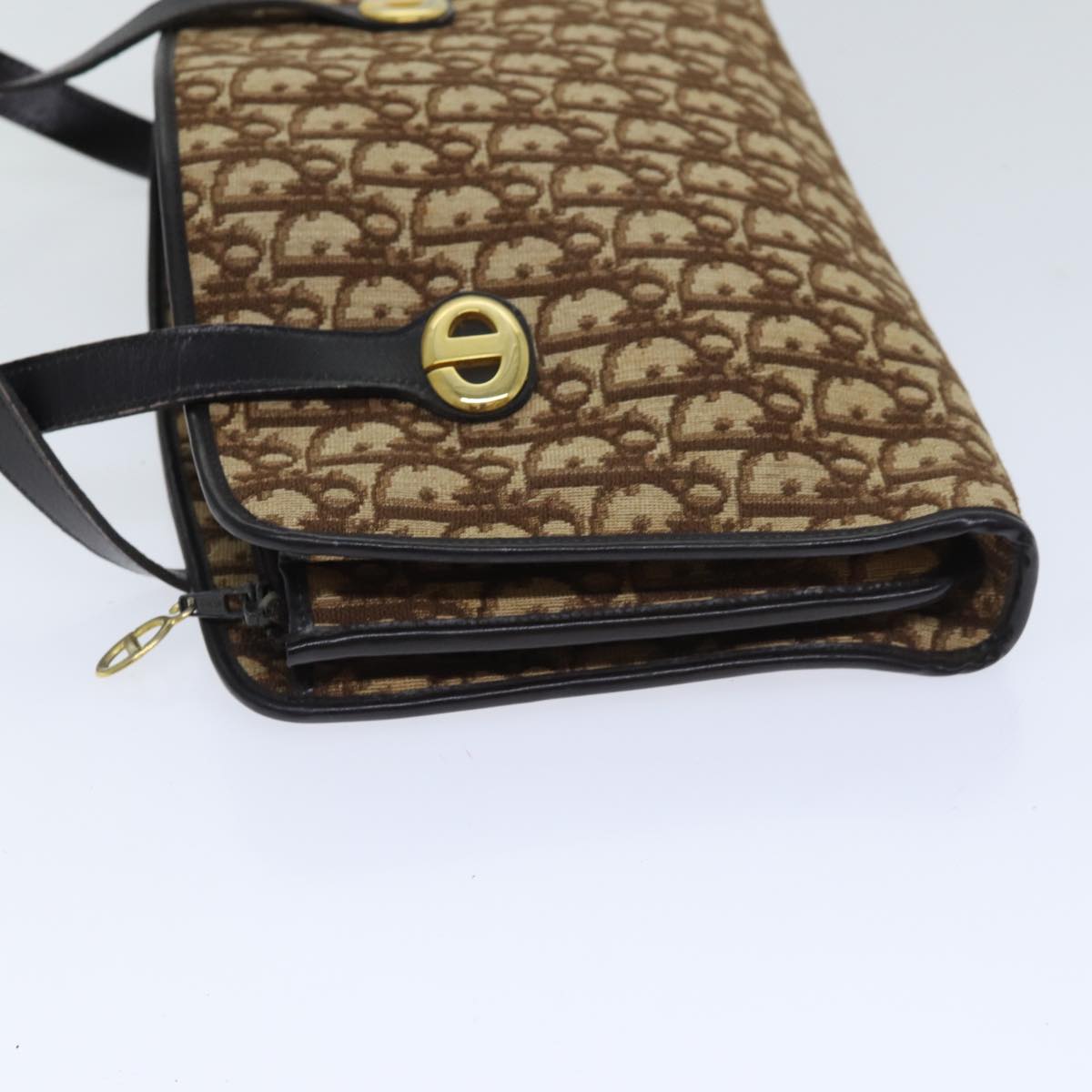 Dior 30 Montaigne, Brown, Canvas, handbag