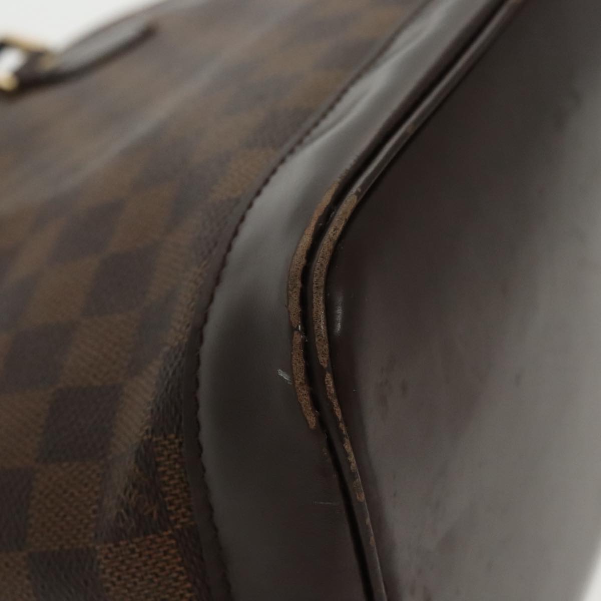 Louis Vuitton Vintage Alma Handbag Damier, BROWN, CANVAS, Handbag