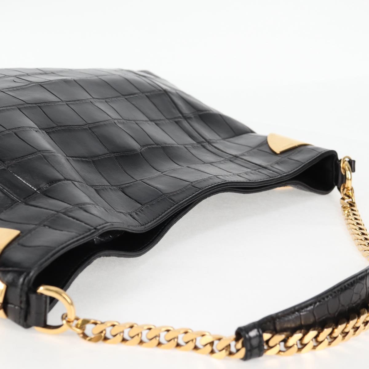 Gucci, Black, Leather, shoulder