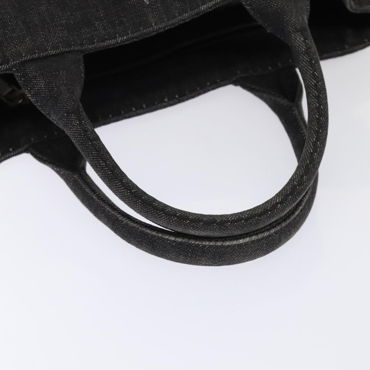 Prada Canapa, Black, Denim - Jeans, tote