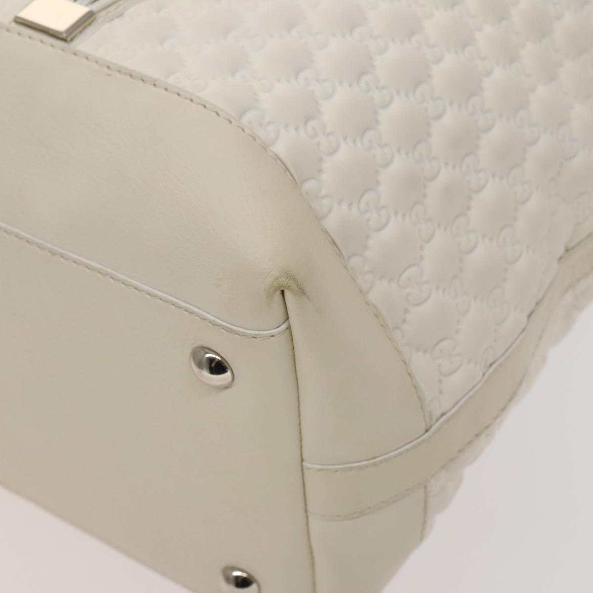 Gucci Horsebit, White, Leather, handbag