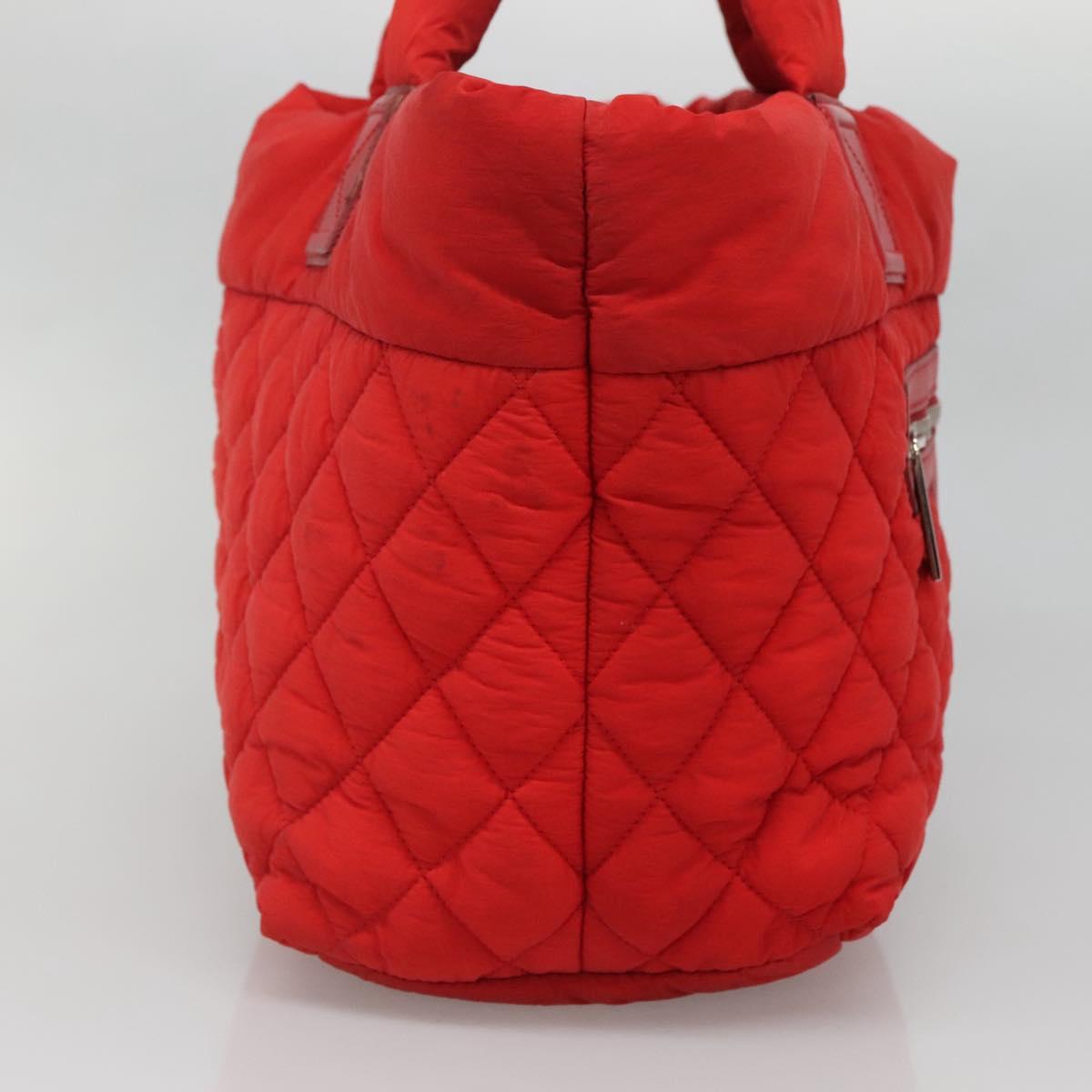 Chanel Coco Cocoon, Red, NYLON, tote