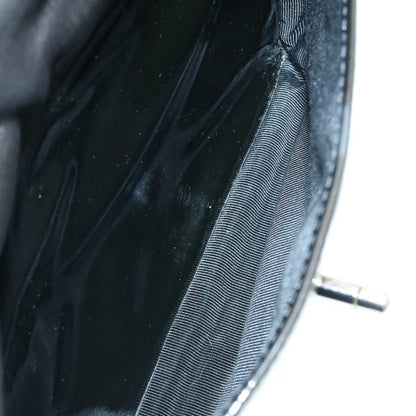 Chanel -, Black, Patent Leather, shoulder