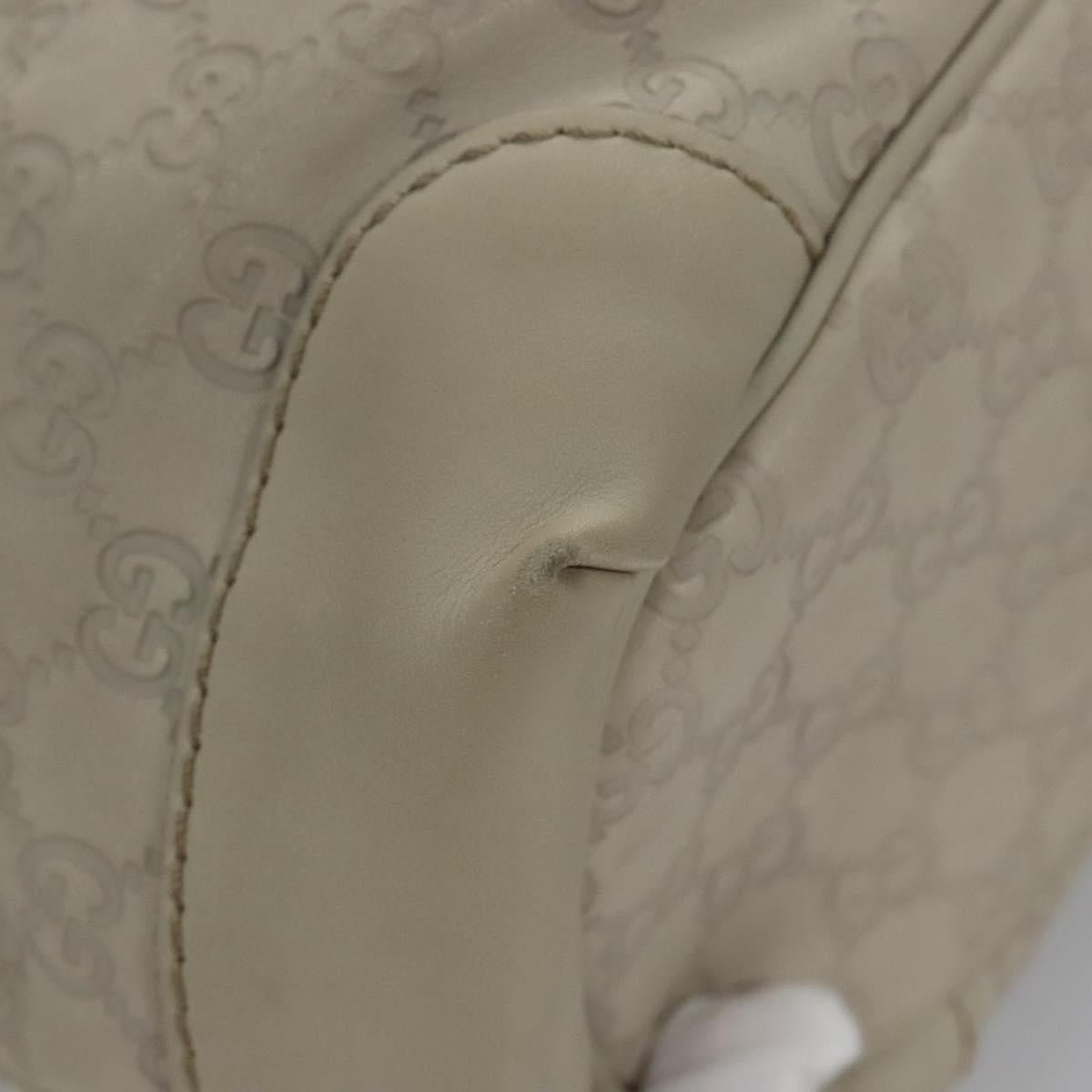 Gucci Sukey, White, Canvas, tote