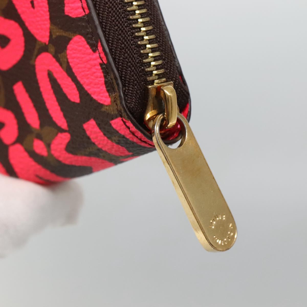 Louis Vuitton Zippy wallet, Pink, Canvas, wallet