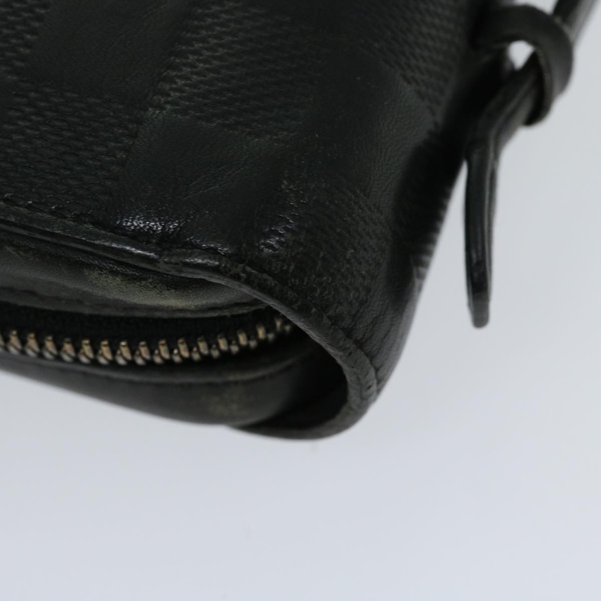 Louis Vuitton Zippy XL, Black, Leather, wallet