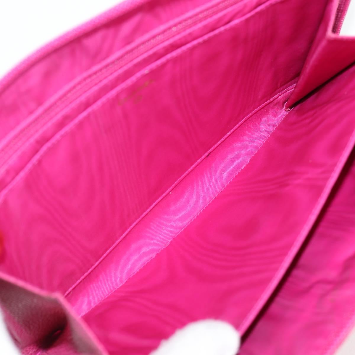 Chanel Coco Mark, Pink, Leather, clutch