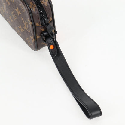 Louis Vuitton Pochette Volga, Brown, Canvas, clutch