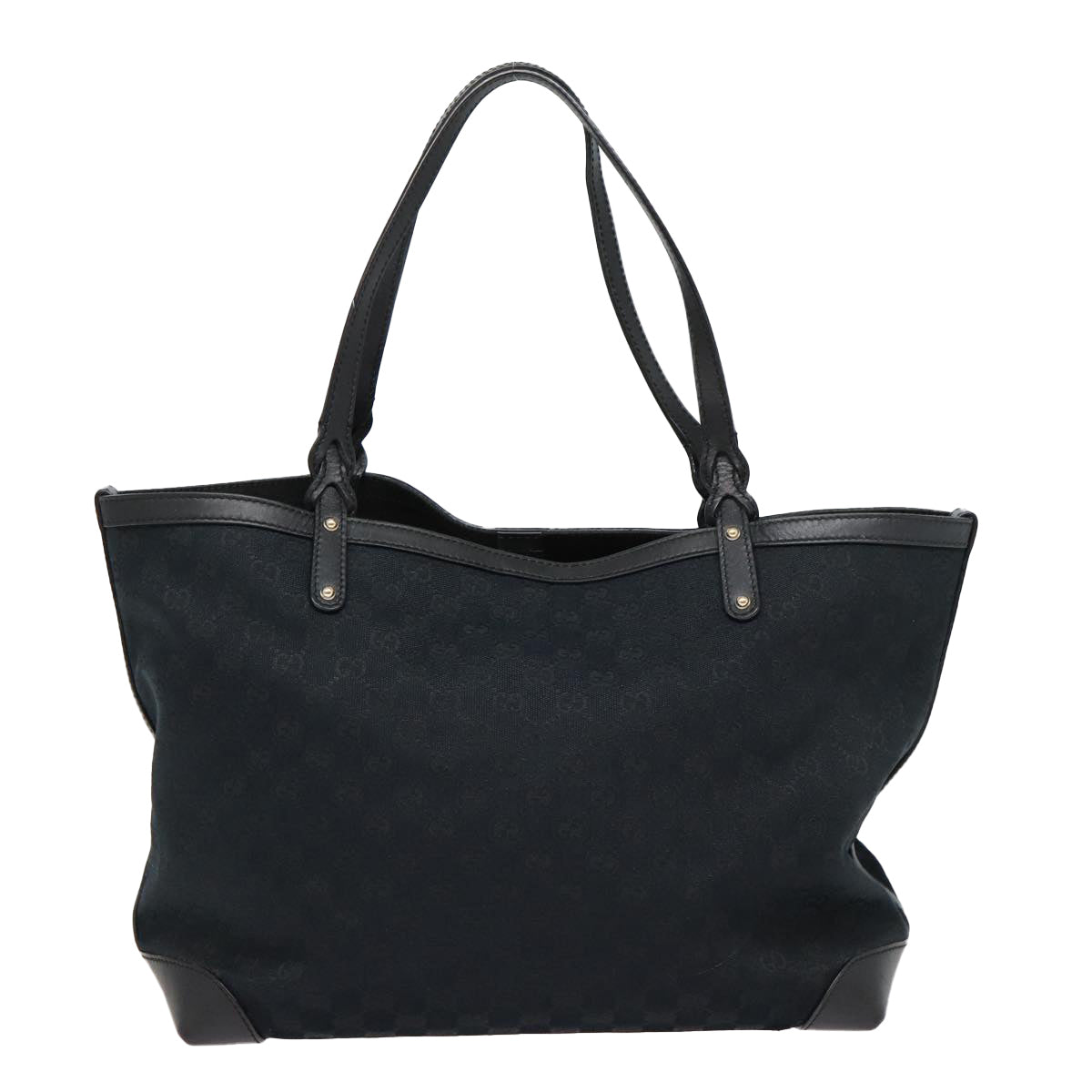 Gucci GG canvas, Black, Canvas, tote