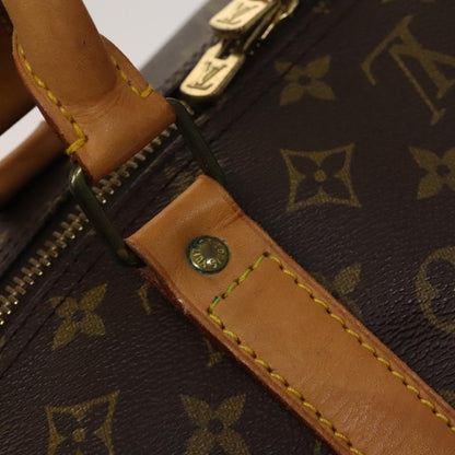Louis Vuitton Keepall 60, Brown, Canvas, travel
