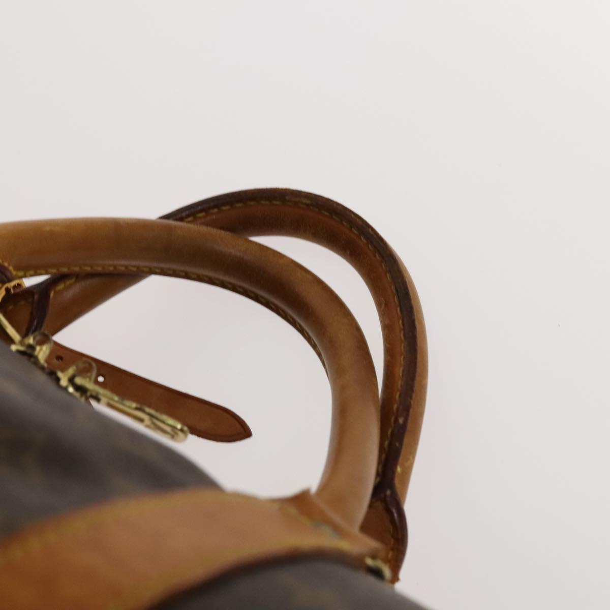 Louis Vuitton Keepall Bandoulière 60, Brown, Canvas, travel