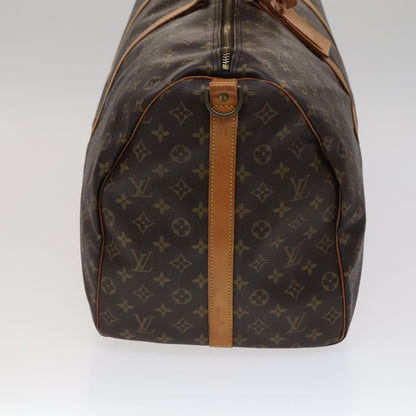 Louis Vuitton Keepall Bandoulière 60, Brown, Canvas, travel
