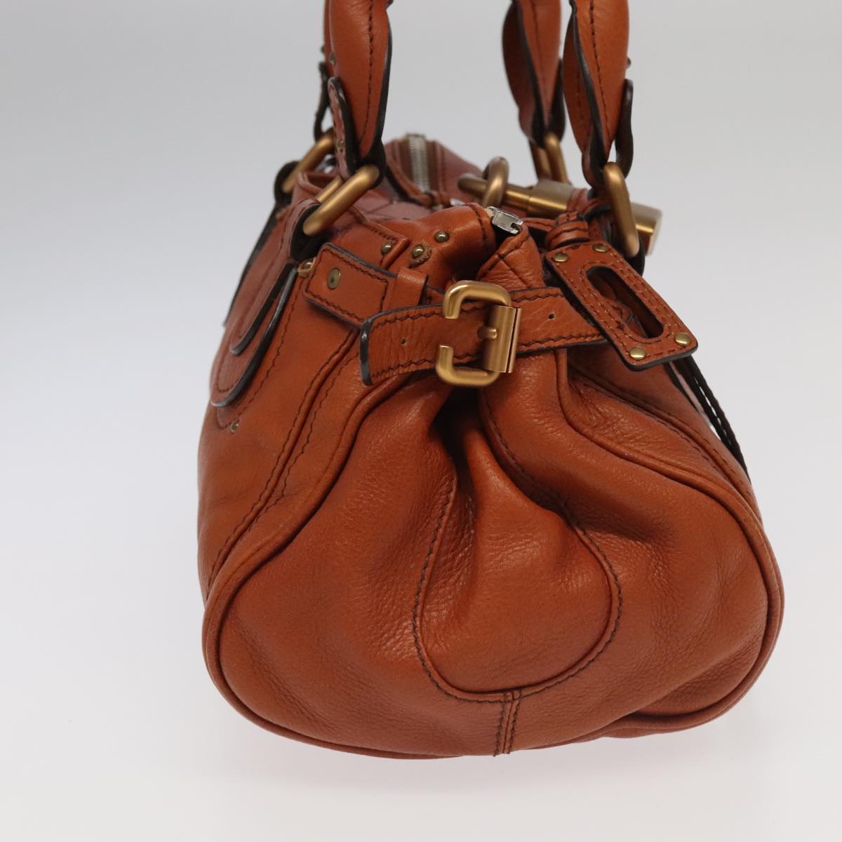 Chloé Paddington, Brown, Leather, handbag