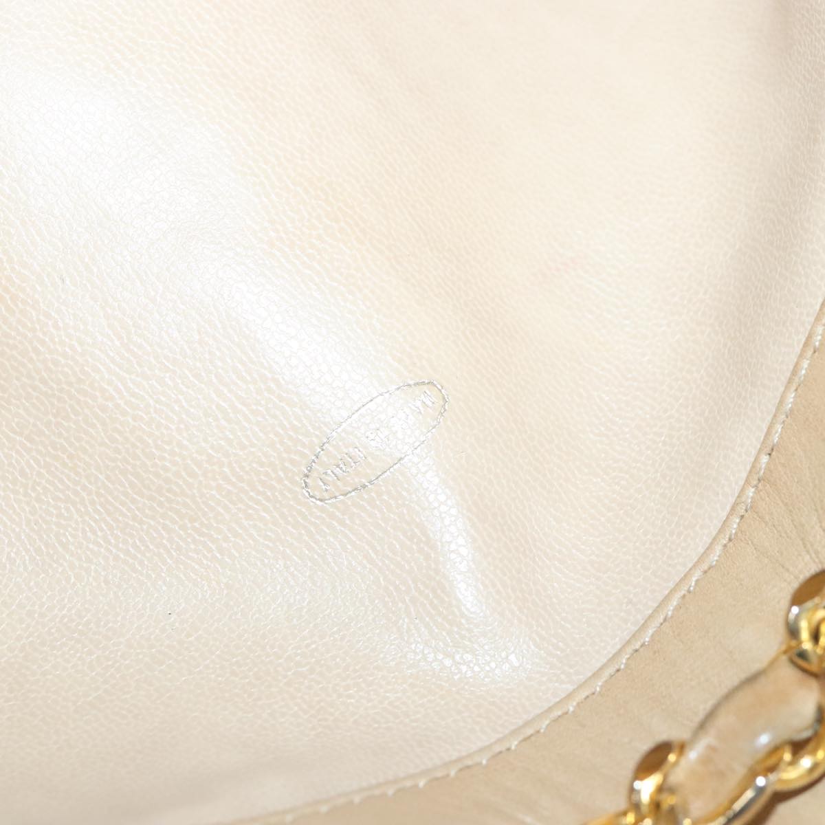 Chanel Cc, Beige, Calfskin, shoulder