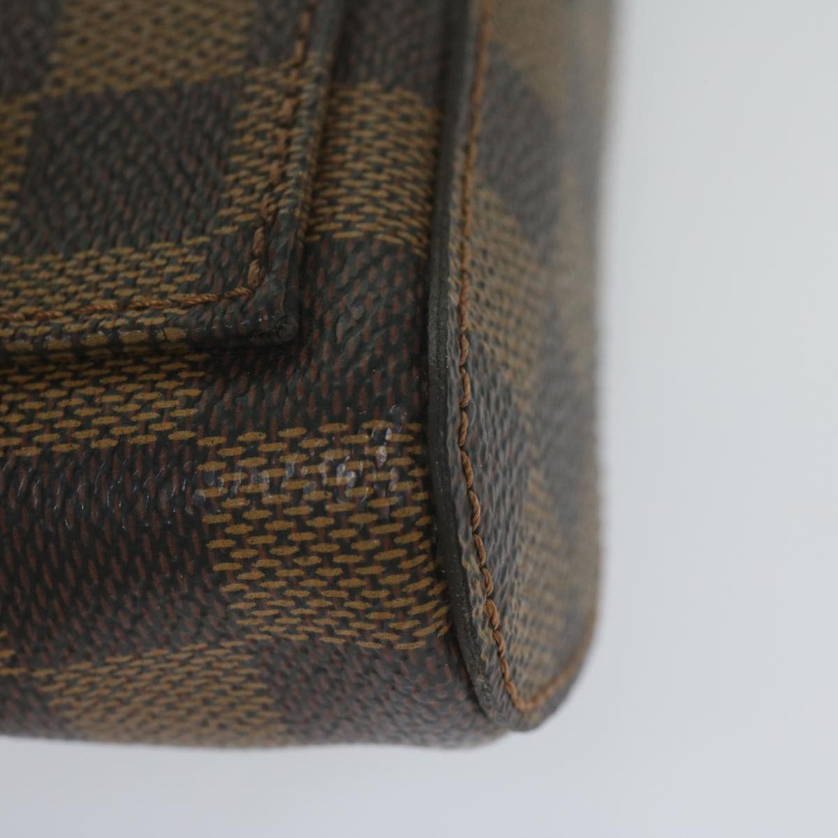 Louis Vuitton Geronimo, Brown, Canvas, shoulder