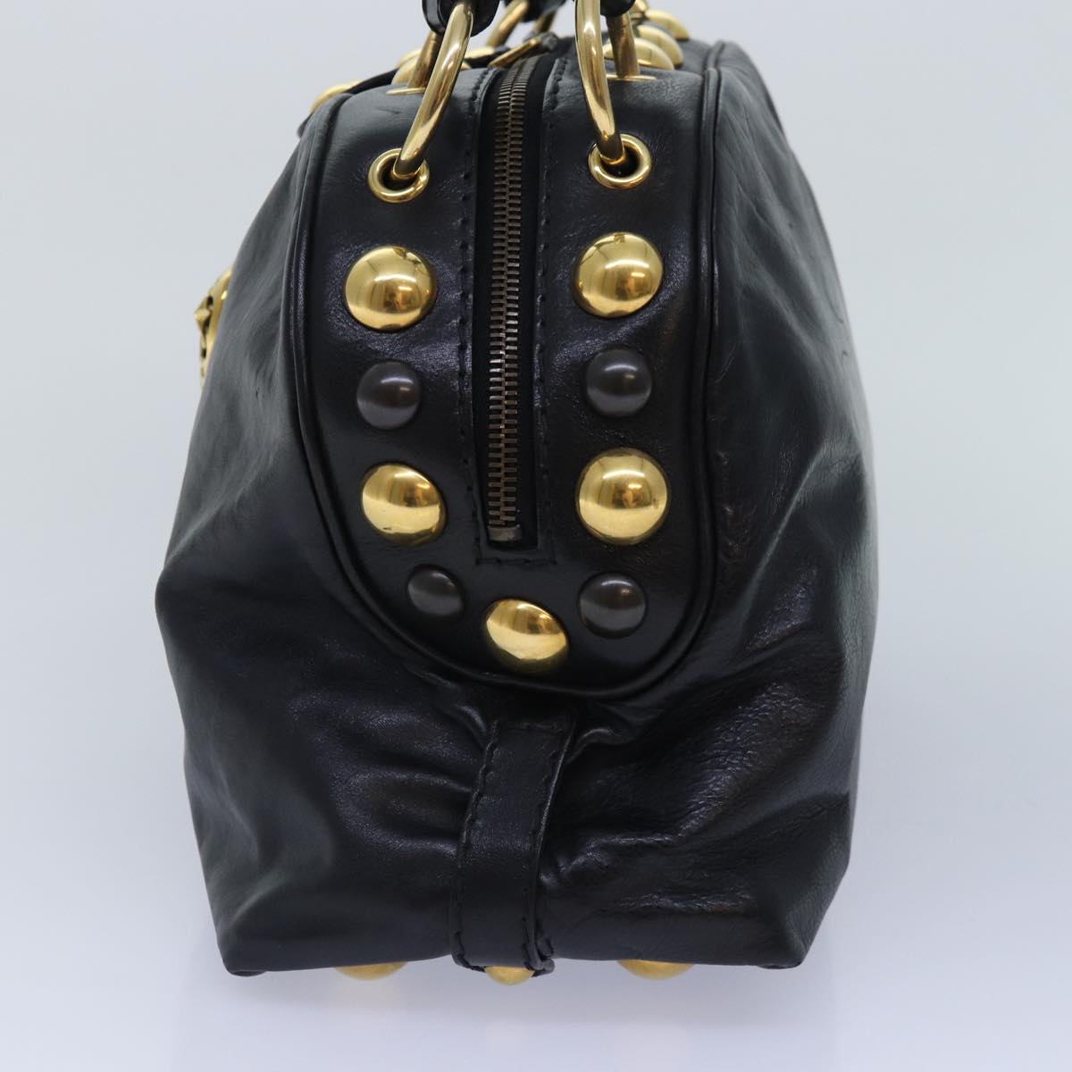 Gucci Babouska, Black, Leather, handbag