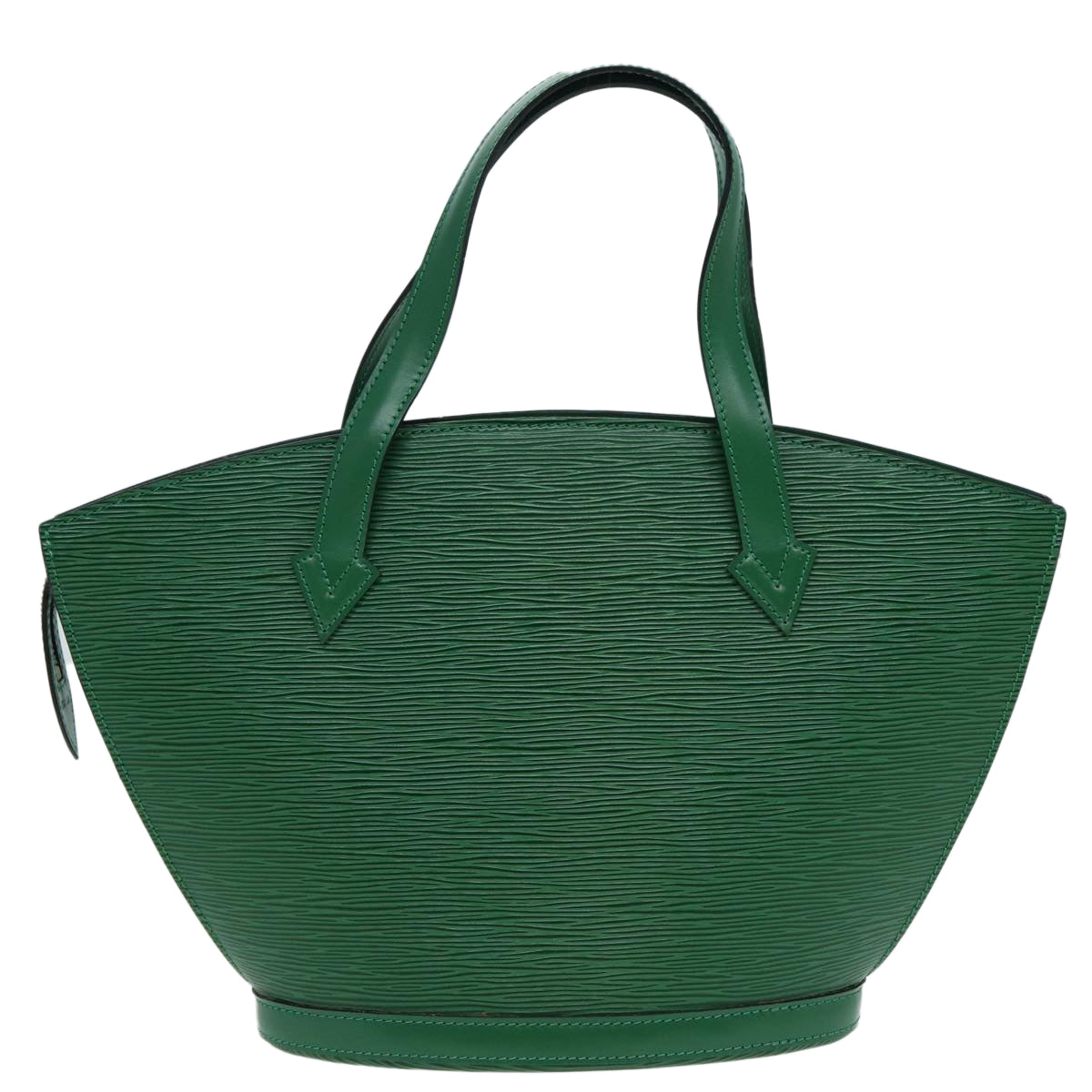 Louis Vuitton Saint Jacques, Green, Leather, handbag