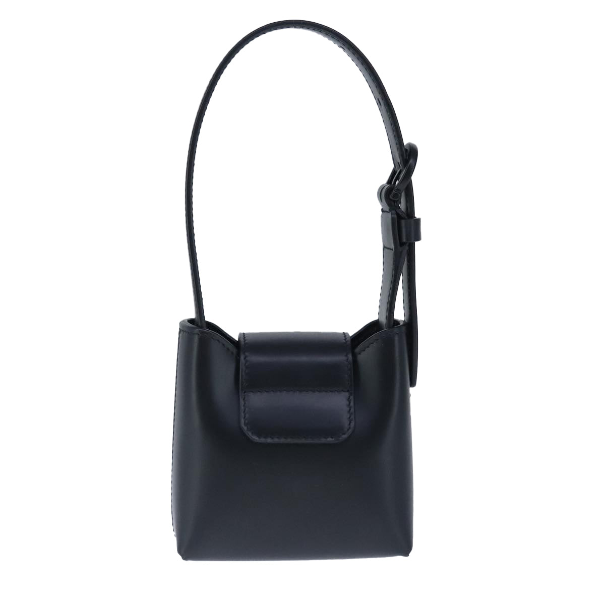 Salvatore Ferragamo Gancini, Black, Leather, handbag