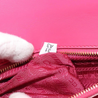 Prada Turnlock, Pink, Leather, shoulder