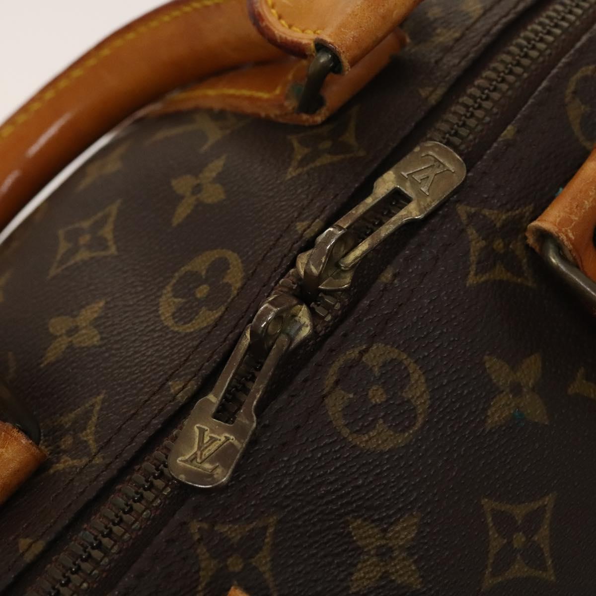Louis Vuitton Keepall 45, Brown, Canvas, travel