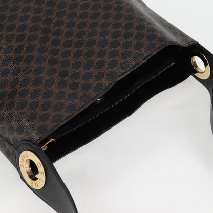 Céline Hobo, Black, Canvas, shoulder