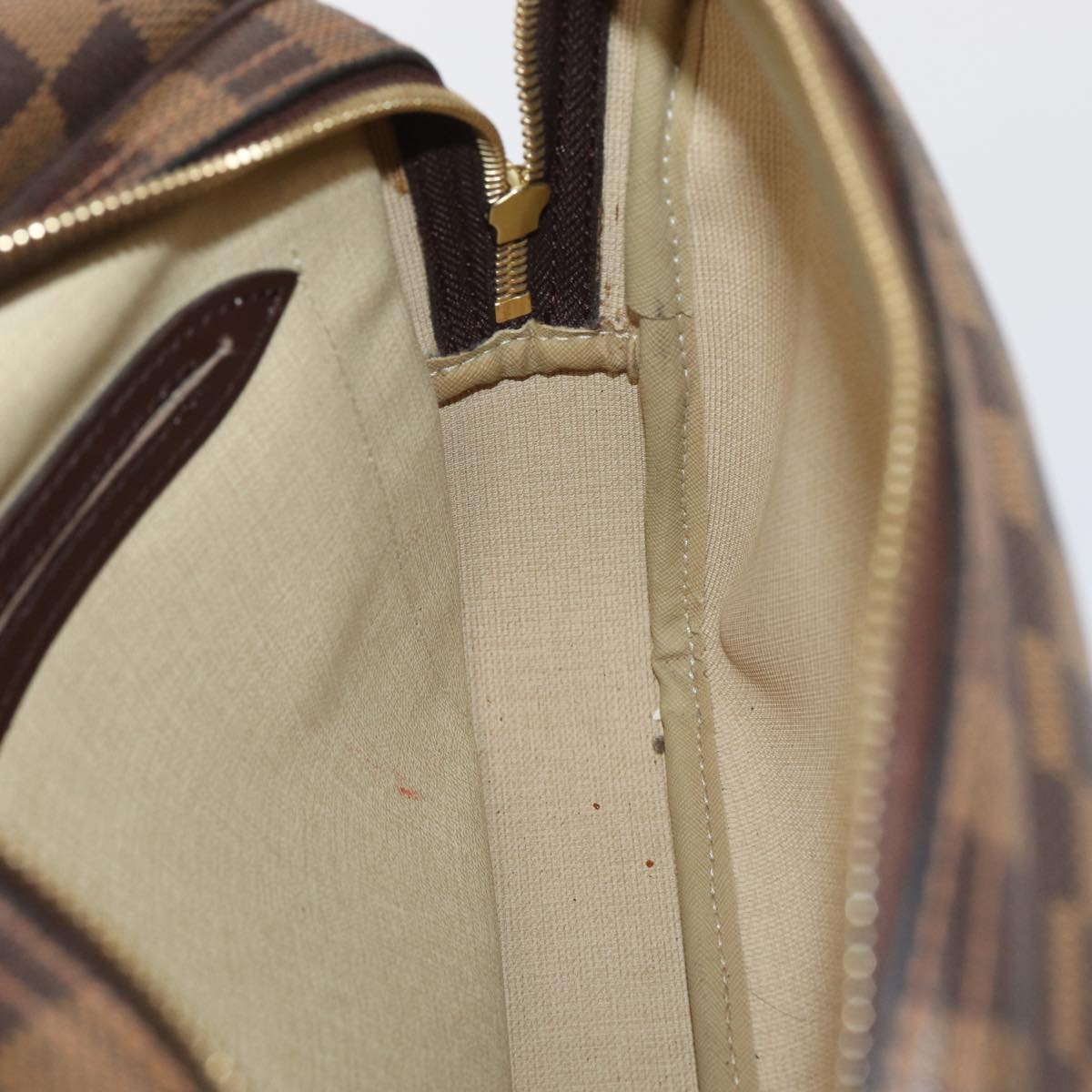 Louis Vuitton Reporter, Brown, Canvas, shoulder