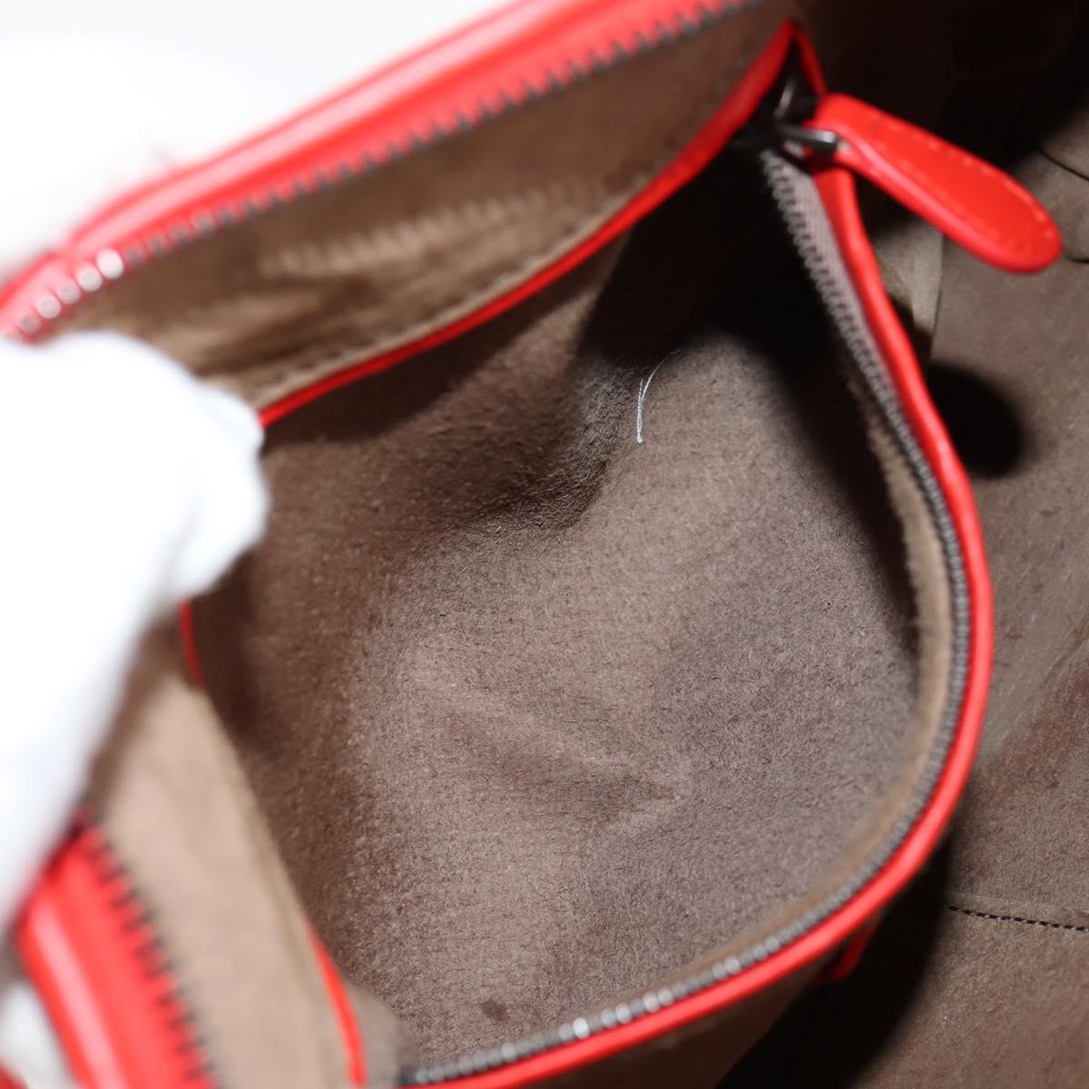 Bottega Veneta Intrecciato, Red, Leather, shoulder