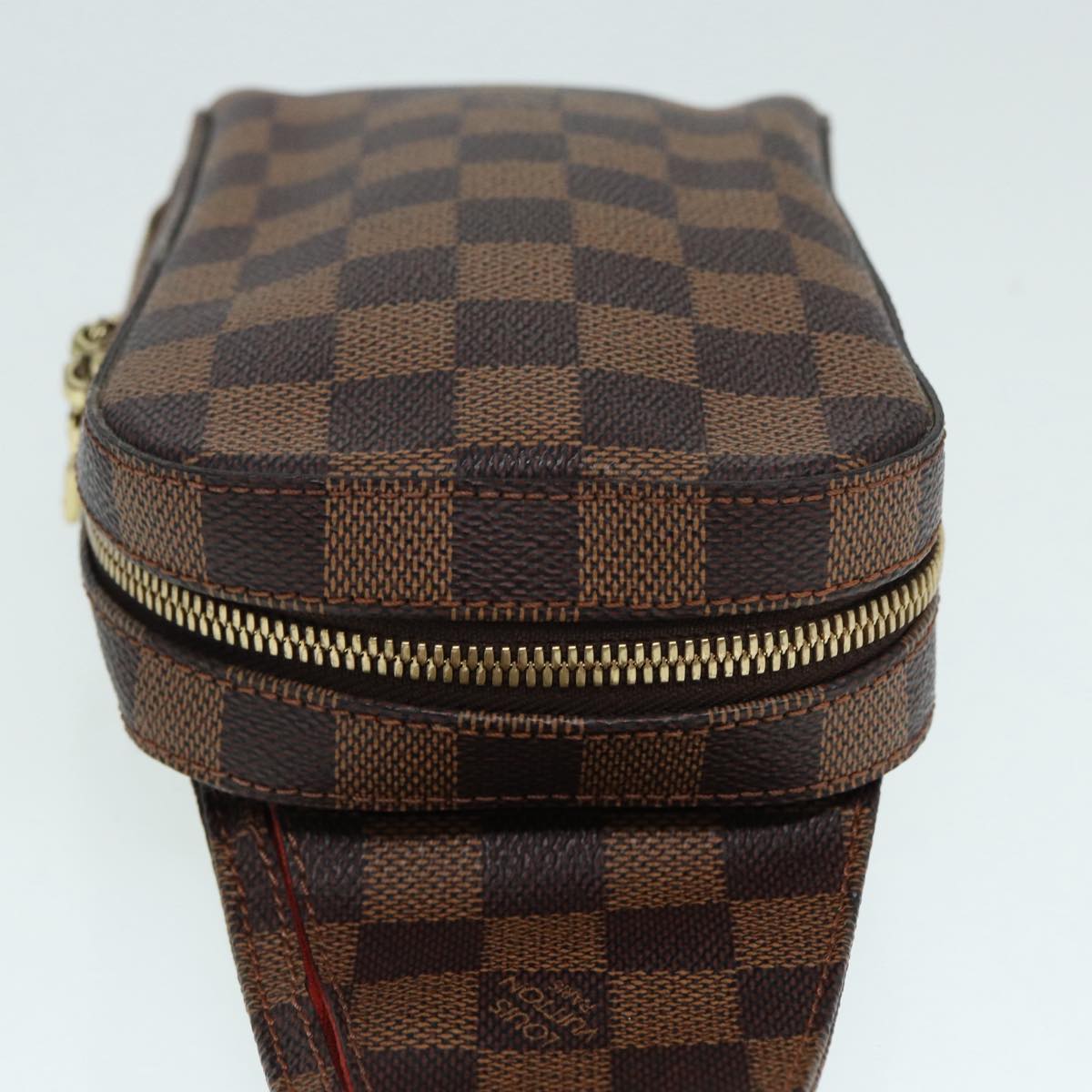 Louis Vuitton Geronimos, Brown, Canvas, clutch