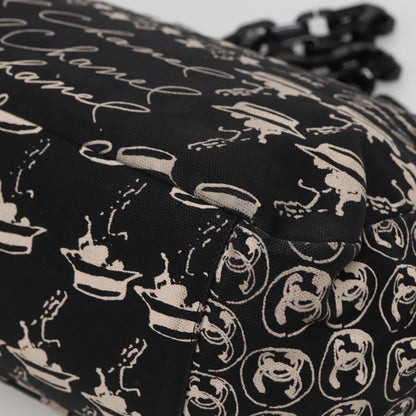 Chanel, Black, Canvas, tote