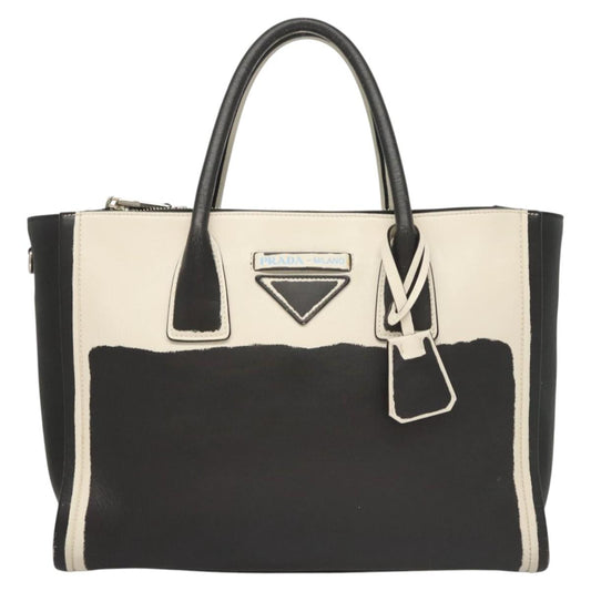 Prada Concept, Black, Leather, handbag