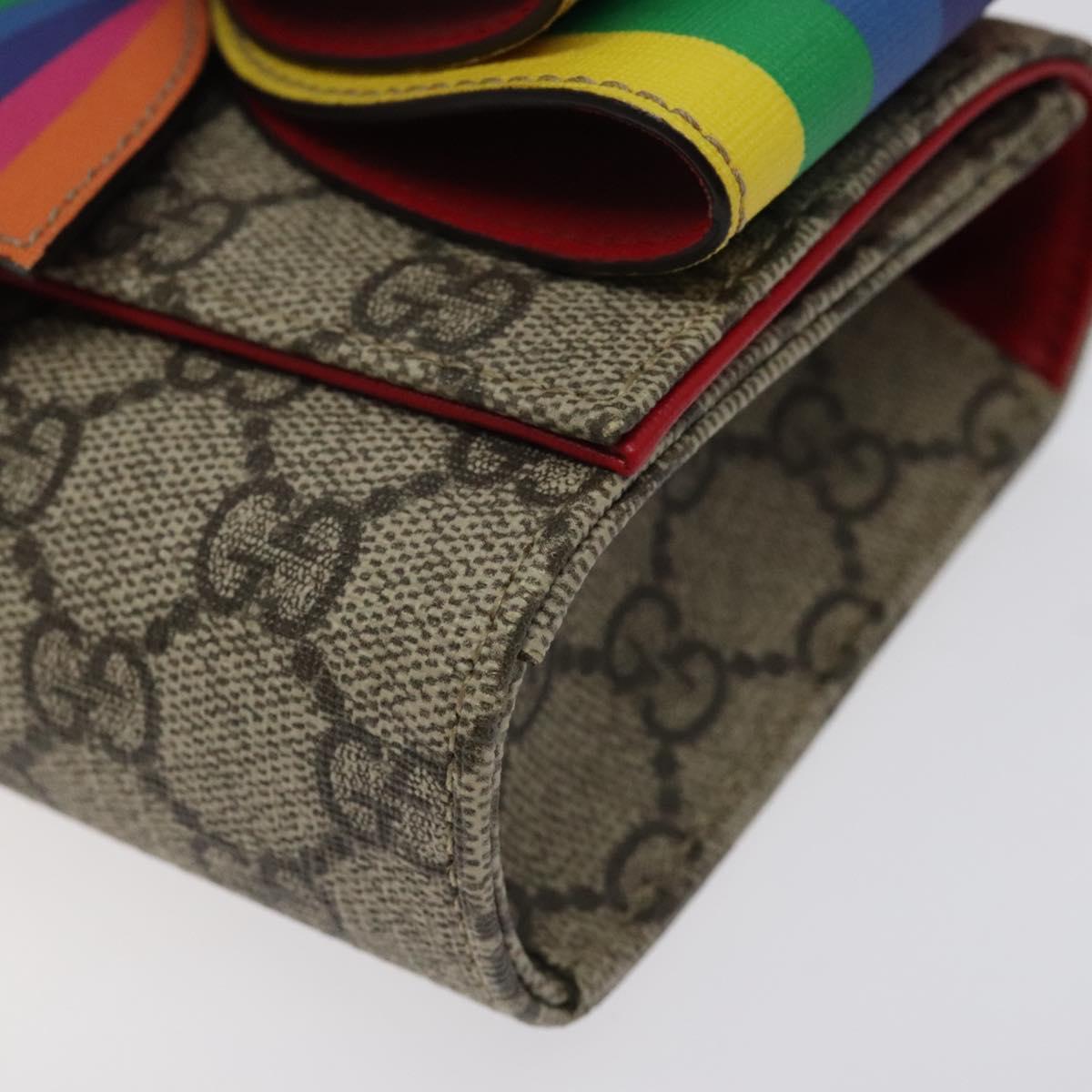 Gucci Butterfly, Beige, Canvas, shoulder