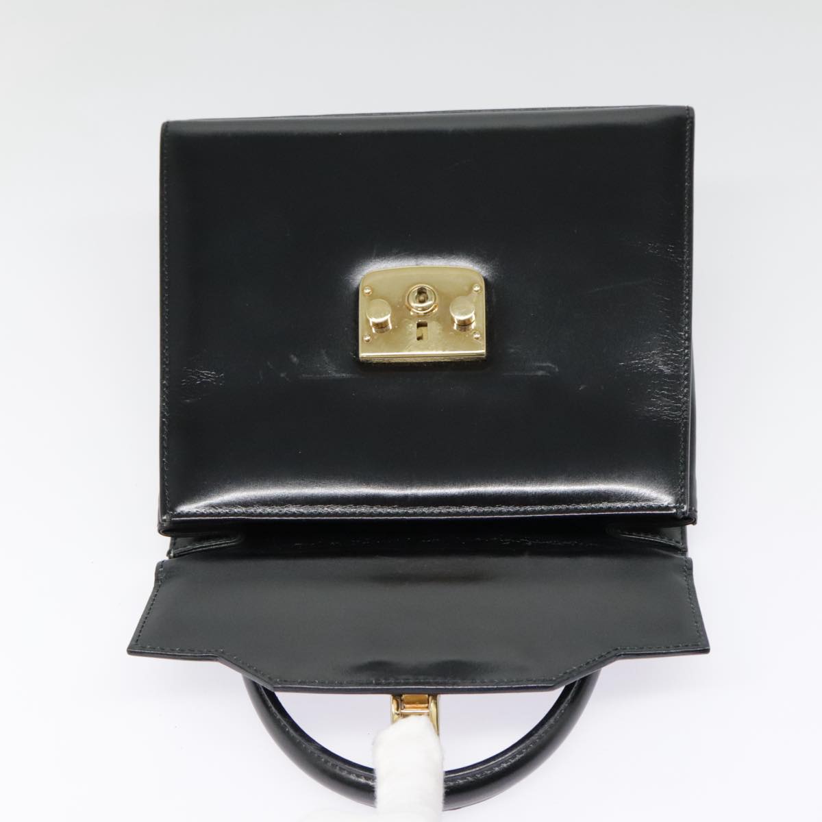 Gucci Lady Lock, Black, Leather, handbag