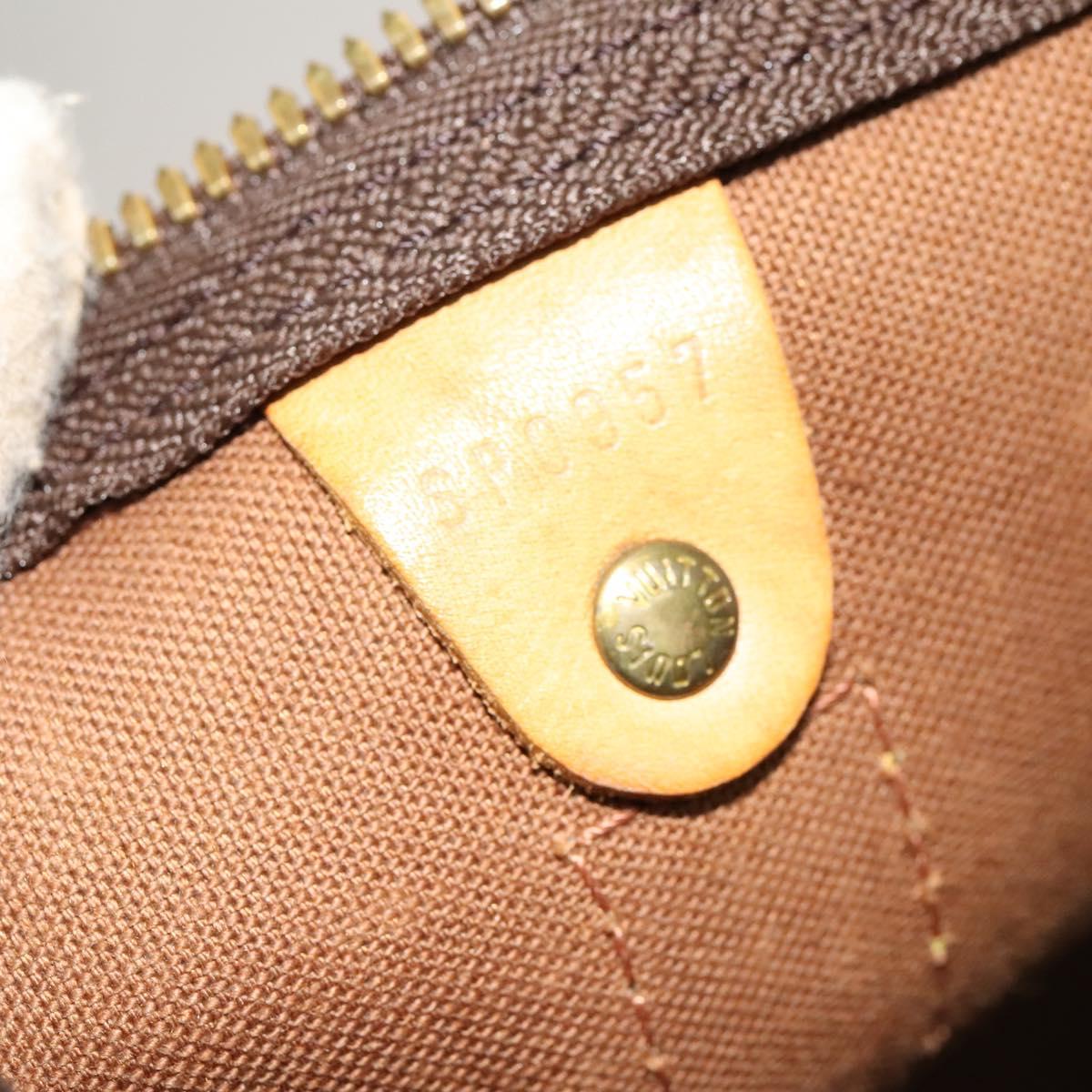 Louis Vuitton Keepall 60, Brown, Canvas, travel