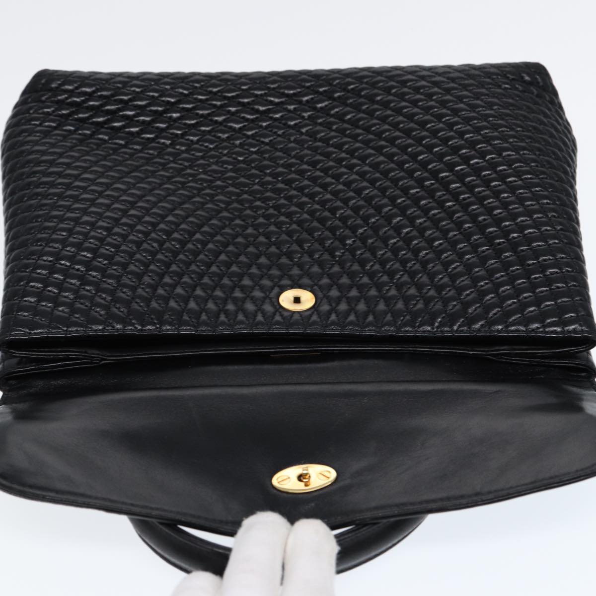 Bally, Black, Leather, handbag