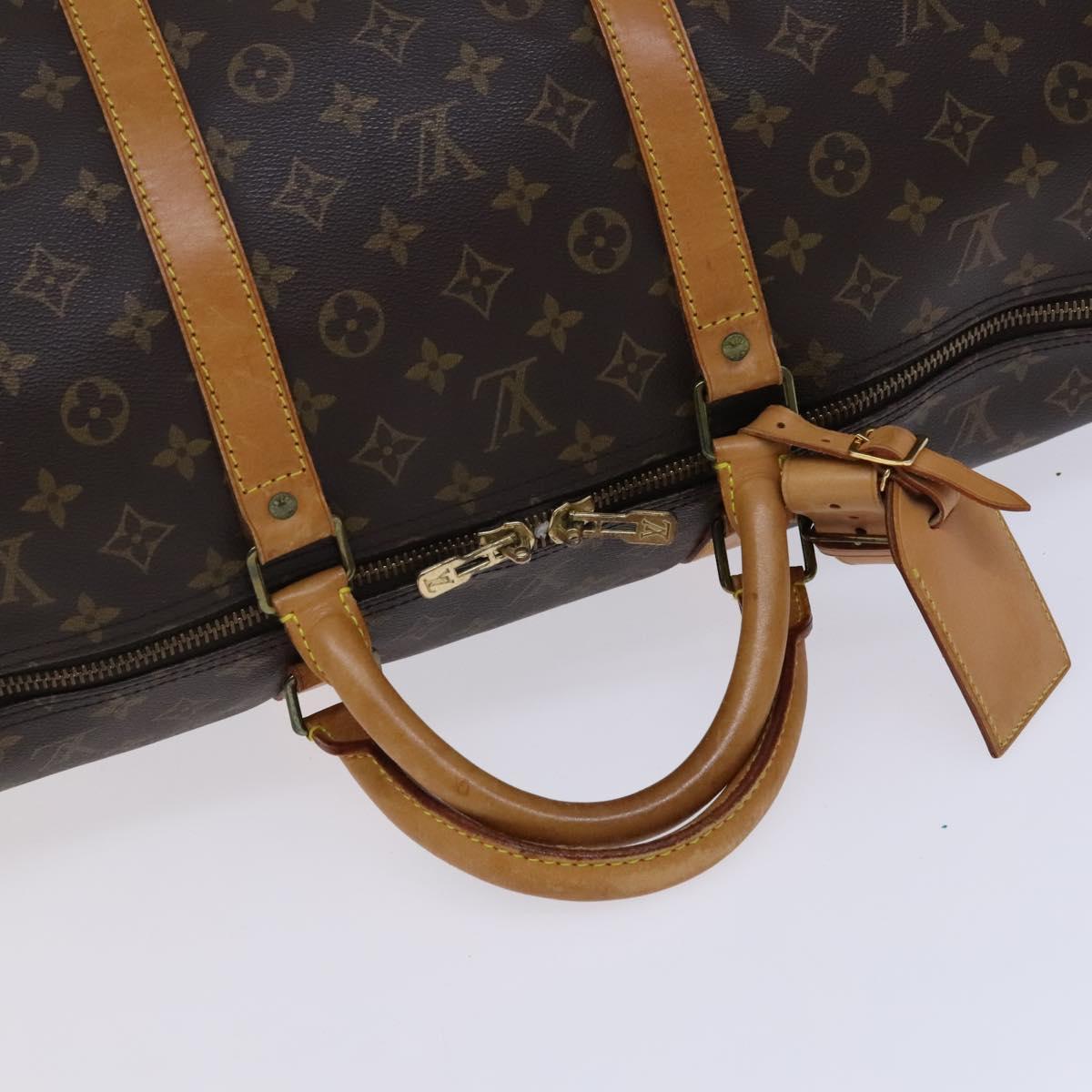 Louis Vuitton Keepall 60, Brown, Canvas, travel