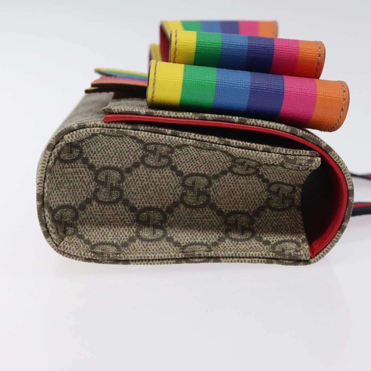Gucci Butterfly, Beige, Canvas, shoulder