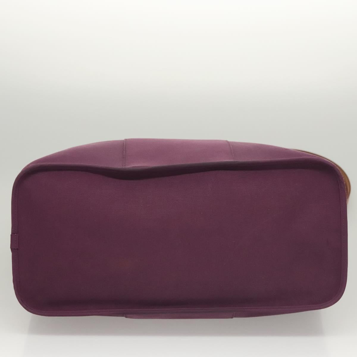 Hermès Cabag, Purple, Canvas, tote