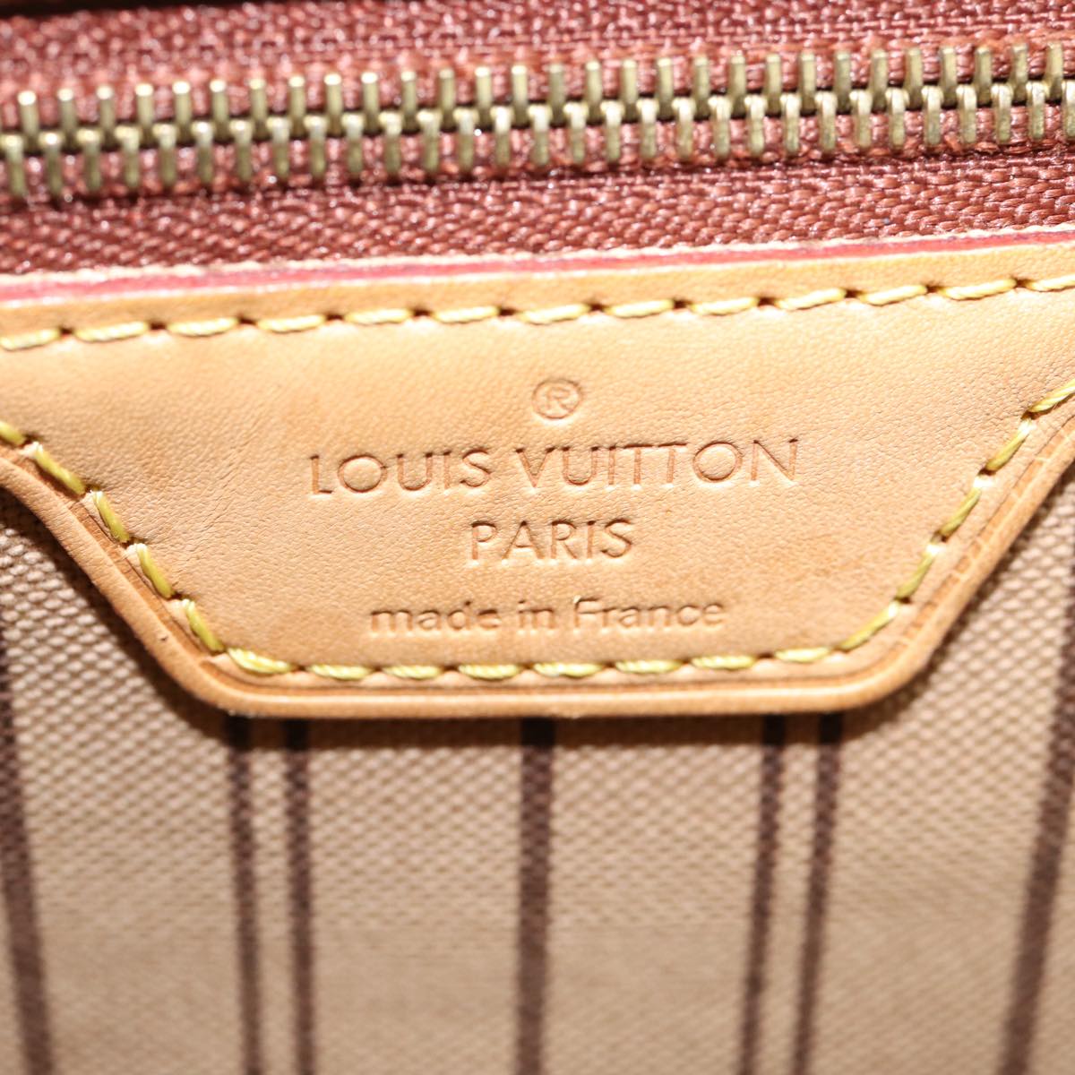 Louis Vuitton Delightful, Brown, Canvas, shoulder