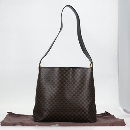 Céline Hobo, Black, Canvas, shoulder