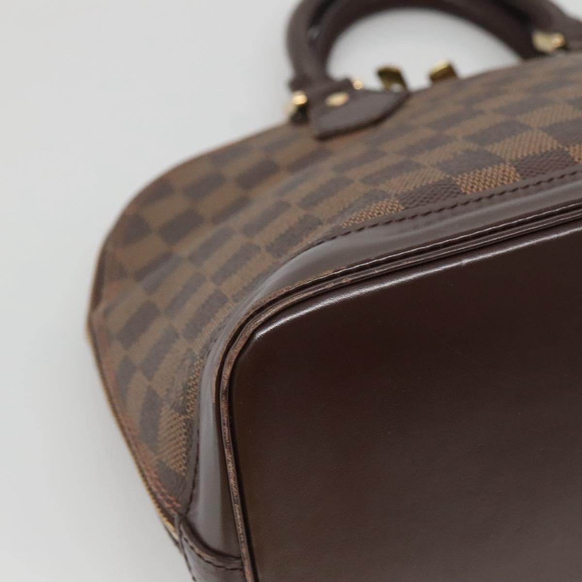 Louis Vuitton Alma, Brown, Canvas, handbag