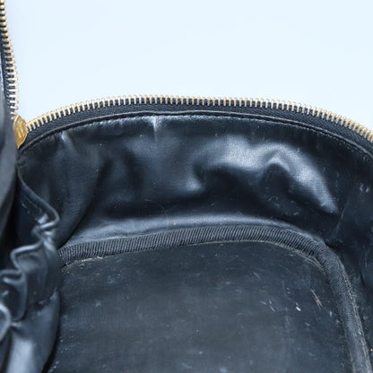 Chanel Vanity, Black, Leather, clutch