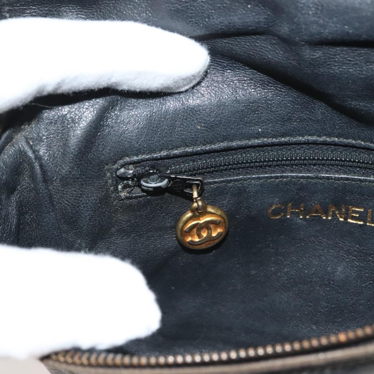 Chanel Vintage, Black, Leather, shoulder
