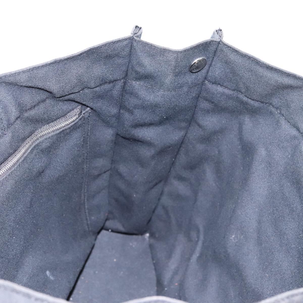 Hermès Toto, Black, Canvas, tote