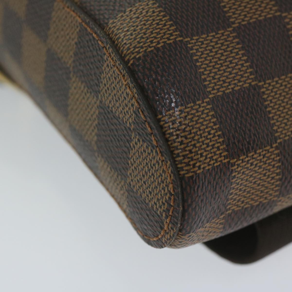 Louis Vuitton Geronimo, Brown, Canvas, shoulder