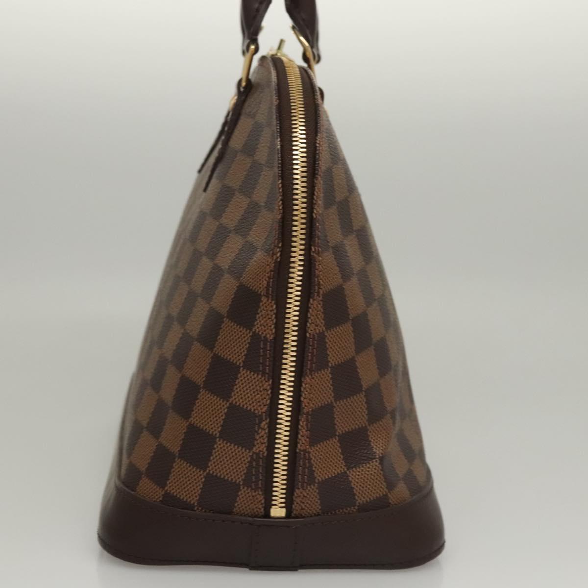 Louis Vuitton Alma, Brown, Canvas, handbag