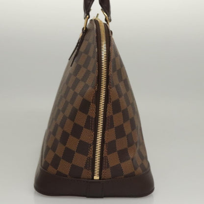 Louis Vuitton Alma, Brown, Canvas, handbag